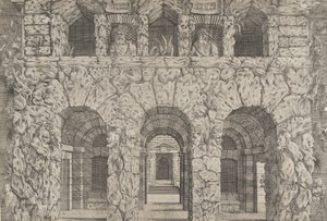 A Grotto by Antonio Fantuzzi