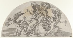 God Seated on the World, 1540-45