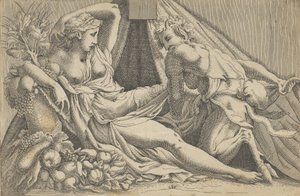 Jupiter and Antiope, 1540-45 by Antonio Fantuzzi