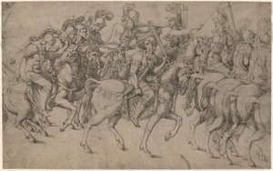 Riders Carrying Bows and Javelins