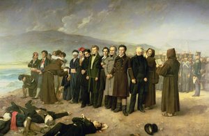 Execution of Jose Maria de Torrijos y Uriarte (1791-1831) and his Companions in 1831