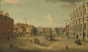 Four Views of London: The Privy Garden, Whitehall