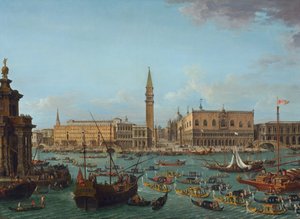 Procession of Gondolas in the Bacino di San Marco, Venice, 1742 or After