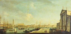 The Bacino di San Marco, Venice by Antonio Joli