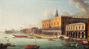 The Bacino di San Marco, Venice, Looking West by Antonio Joli