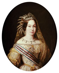 Portrait of Isabella II Queen of Spain by Antonio María Esquivel y Suárez de Urbina