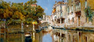 Canal in Venice in Sunshine