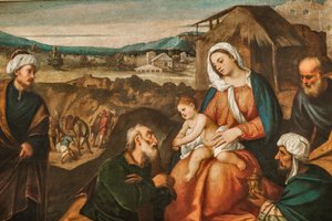 Adoration of the Magi (detail) by Antonio Palma