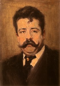 Portrait of Ruggiero Leoncavallo by Antonio Pasinetti