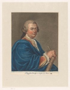 Portrait of Artist Francisco Preciado de la Vega (Portraits of Artists) by Antonio Pazzi
