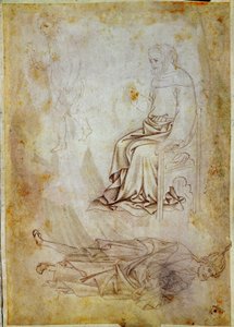 Drawing by Antonio di Puccio Pisano dit Pisanello. Chantilly, Musee Conde by Antonio Pisanello