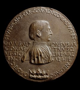 Medal of Alfonso V of Aragon (Alfonso the Magnanimous or the Great)