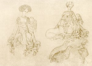 Women with Falcon and Greyhound