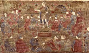 St. John the Baptist Rebuking Herod, tapestry depicting scenes from the life of the saint by Antonio Pollaiuolo