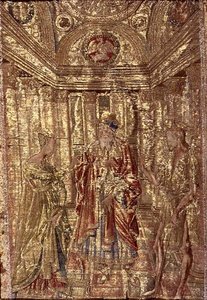 St. John the Baptist accused by Herod, tapestry depicting scenes from the life of the saint by Antonio Pollaiuolo
