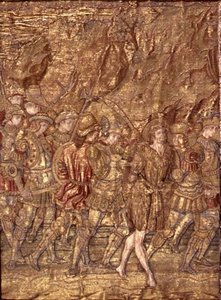St. John the Baptist taken to Prison, tapestry depicting scenes from the life of the saint by Antonio Pollaiuolo