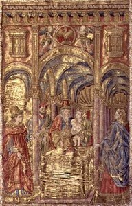 The Circumcision, tapestry depicting scenes from the life of St. John the Baptist by Antonio Pollaiuolo