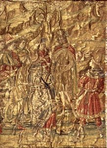 The Meeting Between St. John the Baptist and the Tax Collectors, tapestry depicting the life of the saint by Antonio Pollaiuolo