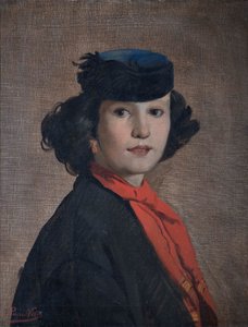 Portrait of Nerina Badioli by Antonio Puccinelli