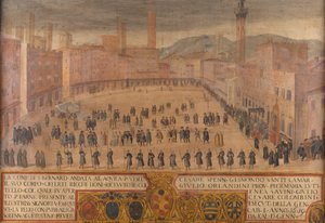The Return of the Company of Saint Bernardino from L