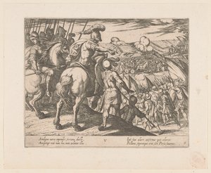 Alexander the Great Leading a Battle