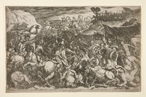Battle of the Israelites and the Amalekites by Antonio Tempesta