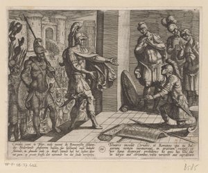 Cerialis Forgives Roman Soldiers Who Helped Julius Civilis (series title: The Batavian Wars against the Romans)