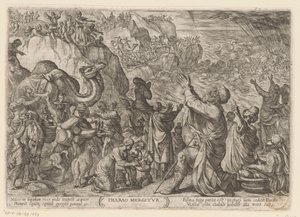 The Egyptians Drown in the Red Sea by Antonio Tempesta