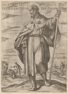 Saint James the Greater (series title: Christ, Mary, and the Apostles) by Antonio Tempesta