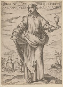 Saint John (Christ, Mary, and the Apostles) by Antonio Tempesta