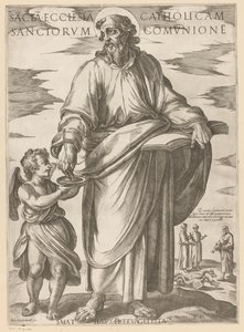 Saint Matthew by Antonio Tempesta