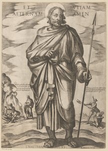 Saint Matthias by Antonio Tempesta