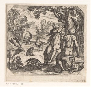The Temptation of Eve (The Creation) by Antonio Tempesta