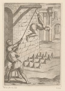 Torture: Dropping on Sharp Points (Tortures Endured by Christian Martyrs) by Antonio Tempesta