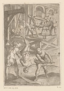 Torture: Hanging and Burning by Antonio Tempesta