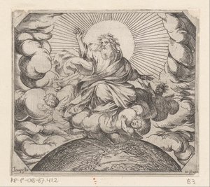 God Separates Land and Water by Antonio Tempesta