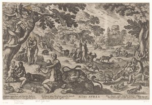 Golden Age (Four Ages of the World) by Antonio Tempesta
