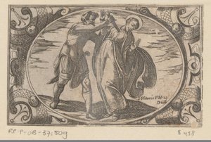 Saint Victoria (series title: Roman Martyrs, Imagini di moltes vergini Rom nel martirio) by Antonio Tempesta
