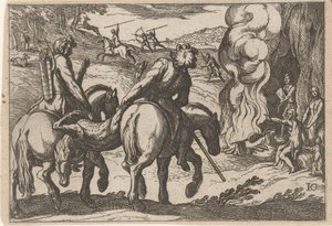 Hunting Deer (Hunting Scenes, Part 3) by Antonio Tempesta