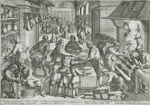 January: A Kitchen by Antonio Tempesta