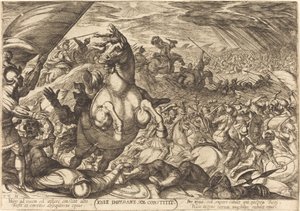 Joshua Ordering the Sun to Stop by Antonio Tempesta
