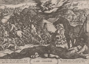 The Angel of the Lord Vanquishing the Army of Sennacherib by Antonio Tempesta