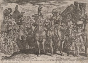 Plate 3: Abraham Taking Lot and His Family to His Own Land, from 