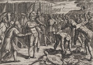 Plate 7: German Envoys Visit Civilis, from The War of the Romans Against the Batavians