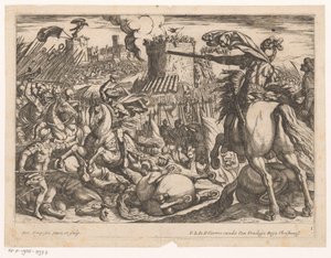 Cavalry Battle by Antonio Tempesta