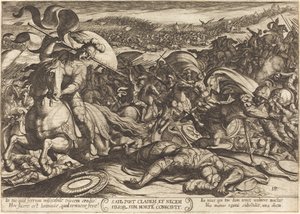 Saul Kills Himself after the Defeat of his Army by the Philistines by Antonio Tempesta