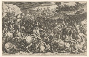 Battle Between the Israelites and the Amalekites by Antonio Tempesta
