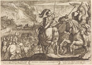 The Egyptians Pursue the Israelites