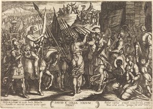 The Triumph of David over Goliath by Antonio Tempesta