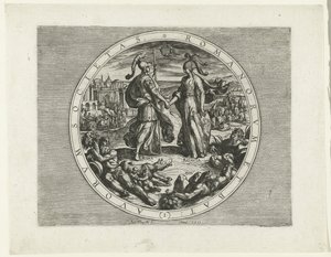 Title Page for the Series The Batavian Rebellion, 69-70 The Batavian Rebellion (series title) by Antonio Tempesta
